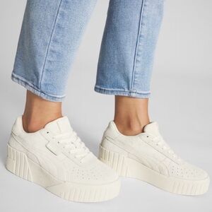 Puma Cali Wedge Sneaker white size 8.5